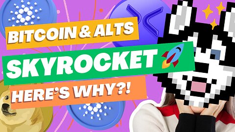 Bitcoin & Altcoins Are SKYROCKETING🚀🚀! Here's Why 😃