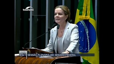 Gleisi Hoffmann propõe greve de sexo e bloqueio de estradas contra Temer e machismo (Mar/2017)