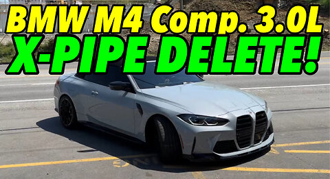 2023 BMW M4 Competition 3.0L TT I6 w/ X-PIPE DELETE!