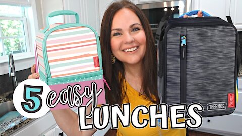 EASY LUNCHBOX IDEAS | BACK TO SCHOOL LUNCHES | COLD LUNCH IDEAS | AMBER AT HOME