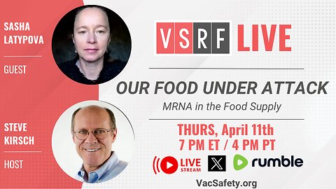 VSRF Live #122: Our Food Under Attack