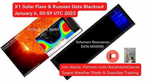 (Jan 4-6 Review) X1 SOLAR FLARES & RUSSIAN DATA BLACKOUT