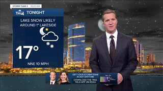 Some snow expected Wednesday night