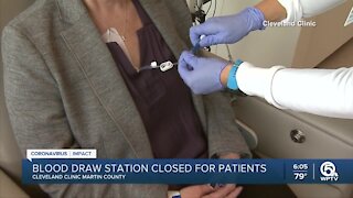 Cleveland Clinic Martin Health closing blood draw station due to COVID-19 surge