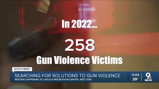 Cincinnati leaders ask for input to tackle gun violence