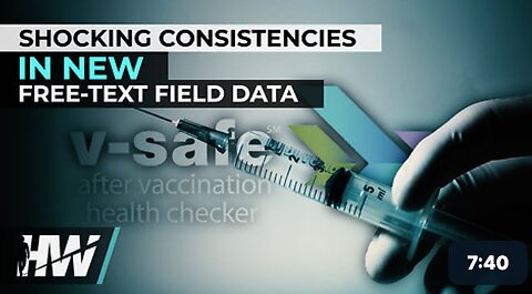 SHOCKING CONSISTENCIES IN NEW FREE-TEXT FIELD DATA- FROM V-SAFE