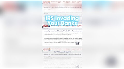 INFOWARS Bowne Report: The IRS Can Steal The Money in Your Bank Account - 4/25/24