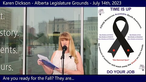 Karen Dickson - Alberta Legislature Grounds - July 14th, 2023