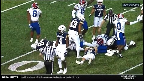 Louisiana Tech Player Stomps On Opponents Neck
