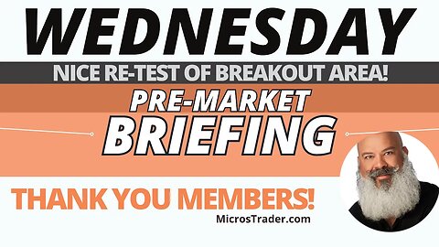 Wednesday AM Briefing Thank You Members!