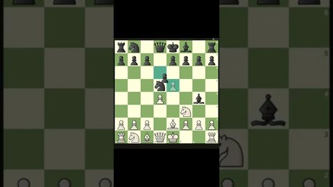 ARMADILHA NA DEFESA ALEKHINE BAKA MITAI #Shorts #Xadrez #Chess