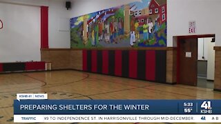 Preparing shelters for the winter