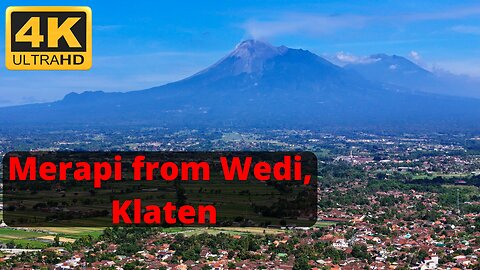 Merapi volcano from Wedi by drone, #indonesia #drone #merapi