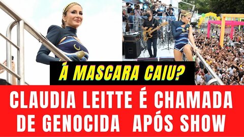 Claudia Leitte é chamada de genocida no Twitter após show em São Paulo