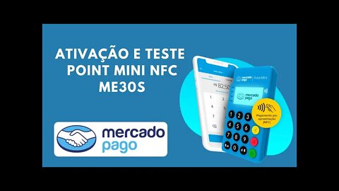 Primeira cobrança com a Point Mini NFC ME30S do Mercado Pago