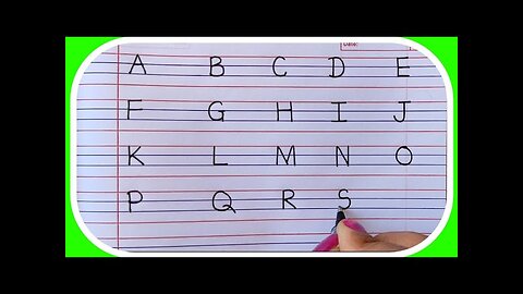 How to write Capital Letters/ABCD Alphabets/Capital Letters Abcd writing/ABCD Capital Letter