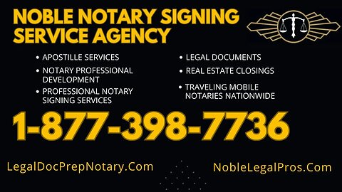 TRAVELING Mobile Notary Public Signing Service Near Me | Glendale, AZ
