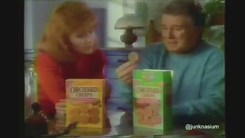 Annoying Regis Philbin "Orchard Crisps Are Confusing Me" 90's Commercial (1993)