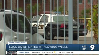 Flowing Wells High School lockdown