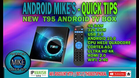 T95 Android TV Streaming Box