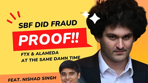 SAM BANKMANFRIED SBF and his buddy NISHAD SINGH knew about the FRAUD!!