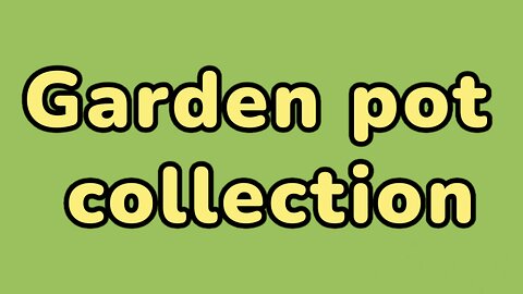 Garden pot collection #Pot #garden #creative #decoration #handmade #gardenlovers