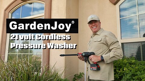 GardenJoy 21v Cordless Pressure Washer