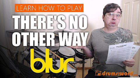 ★ There's No Other Way (Blur) ★ Drum Lesson PREVIEW | How To Play Song (Dave Rowntree)