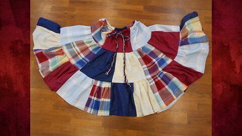 How to Make a Patchwork Skirt Part 1: Basic 3 Tier with Simple Layout