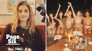 Paris Jackson goes topless for full moon ritual with friends