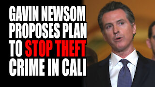 Gavin Newsom Proposes Plan To Stop Theft Crime In CA