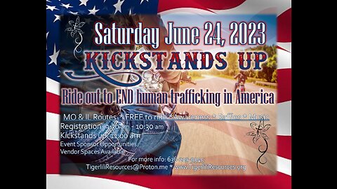 Kickstands Up - Ride Out to END Human Trafficking_Commerical