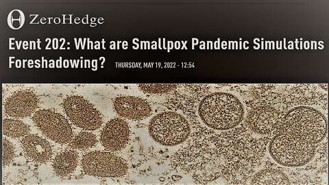 Event 202: What are Smallpox Pandemic Simulations Foreshadowing?
