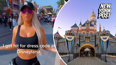 Influencer accuses Disneyland staff of body-shaming her over revealing dress