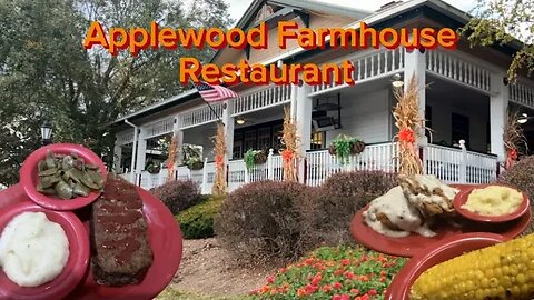 DINNER at Applewood Farmhouse Restaurant !! Sevierville, TN #pigeonforge #apple #falldecor