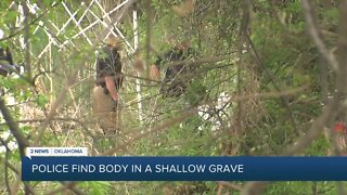 Police find body in shallow grave in east Tulsa