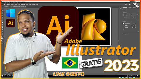 🟠Como Baixar e Instalar Adobe Illustrator 2023 Pt-BR ( Multilinguagem ) + Ativação Automática🟠