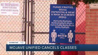 Mojave Unified School District cancels classes due to staffing shortages