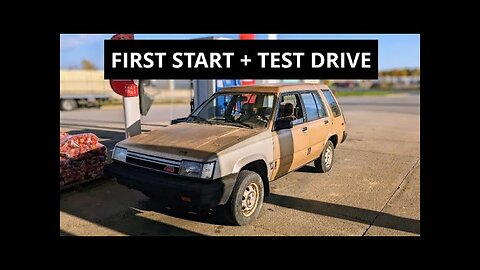 4A-C swapped 1986 Toyota Tercel SR5: First Start + Test Drive