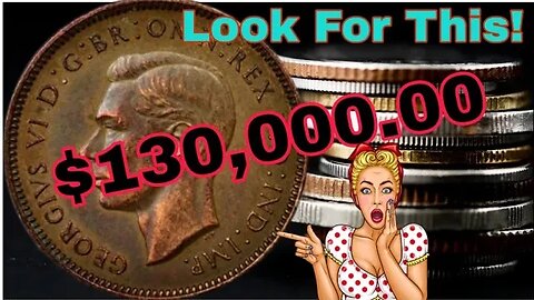 UK ¼ Penny Farthing George VI 1946 coins worth up $130,000 Coins Worth money to look for!