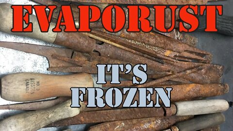 Evaporust - Yes you can make popsicles with it... - EVAPO POPSICLES - lol