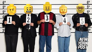 Police share suspects' photos with Lego blocks on their heads because of new rule