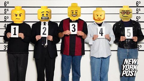Police share suspects' photos with Lego blocks on their heads because of new rule