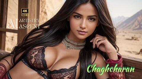 4K AI Artistry Lookbook l Chaghcharan travel place l Video- Ai Lookbook Girl l Arabian- #ai #aiart