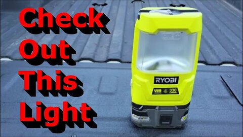 Ryobi 18-Volt ONE+ Cordless Area Light with USB Charger | Lantern