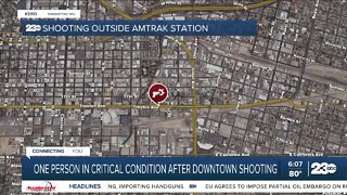 One person in critical condition after downtown Bakersfield shooting