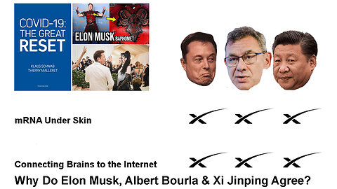 Elon Musk | Does X Mark the Spot? Why Do Musk, Xi Jinping & Albert Bourla (CEO of Pfizer) mRNA Under the Skin? "There Are Many Silver Linings of COVID. The Advancement of Synethic RNA Was Accelerated Significantly Because of COVID." - Musk