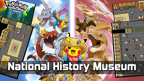 Pokemon National History Museum - GBA ROM Hack Similar to Pokescape, find the way out of building