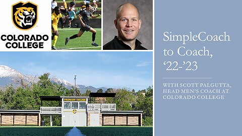 A SimpleCoach to Coach Interview with Scott Palgutta, Head Men's Coach at Colorado College