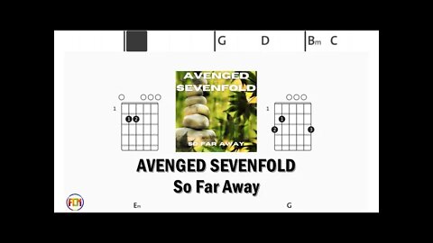 AVENGED SEVENFOLD So Far Away - Guitar Chords & Lyrics HD